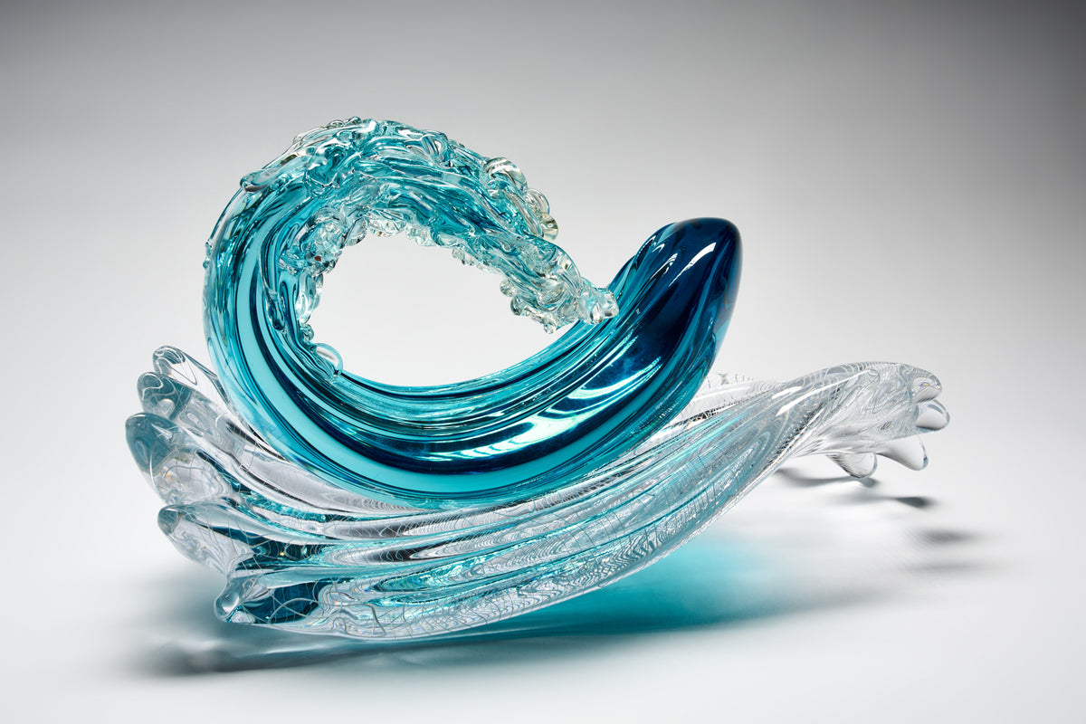 Wave on Base – London Glassblowing
